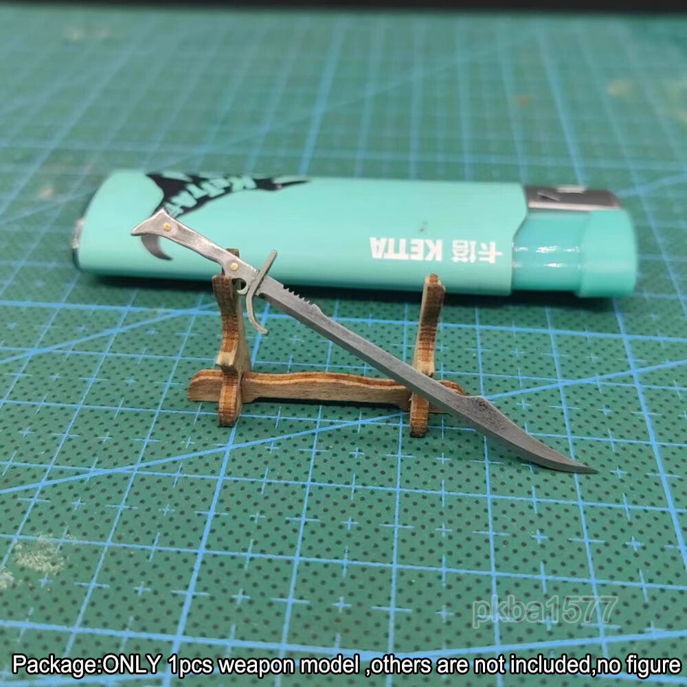 【PRE-ORDER】Handmade Custom 1/18 Metal Sword Weapon Model For 3.75" Figure Accessory