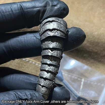 Single Left Premium 1/12 MetalArm Cover Armor For DIY 6'' notaman Action Figure