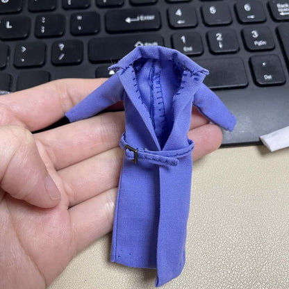 【PRE-ORDER】Handmade 1/18 Cool Lapel Trench Coat Jacket Outwear Clothes For 3.75 Male Figure