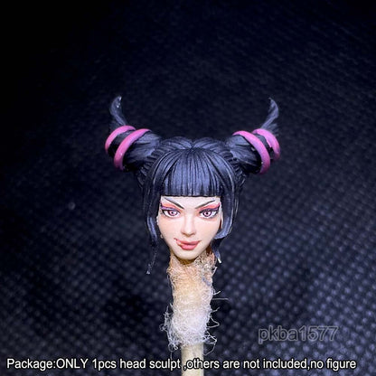 【PRE-ORDER】Premium 1/18 Han Juri Female Girl Head Sculpt Helmet For 3.75" Action Figure
