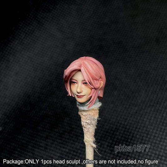 【PRE-ORDER】Premium 1/18 Beauty Maid Female Head Sculpt Soldier Head For 3.75" Action Figure