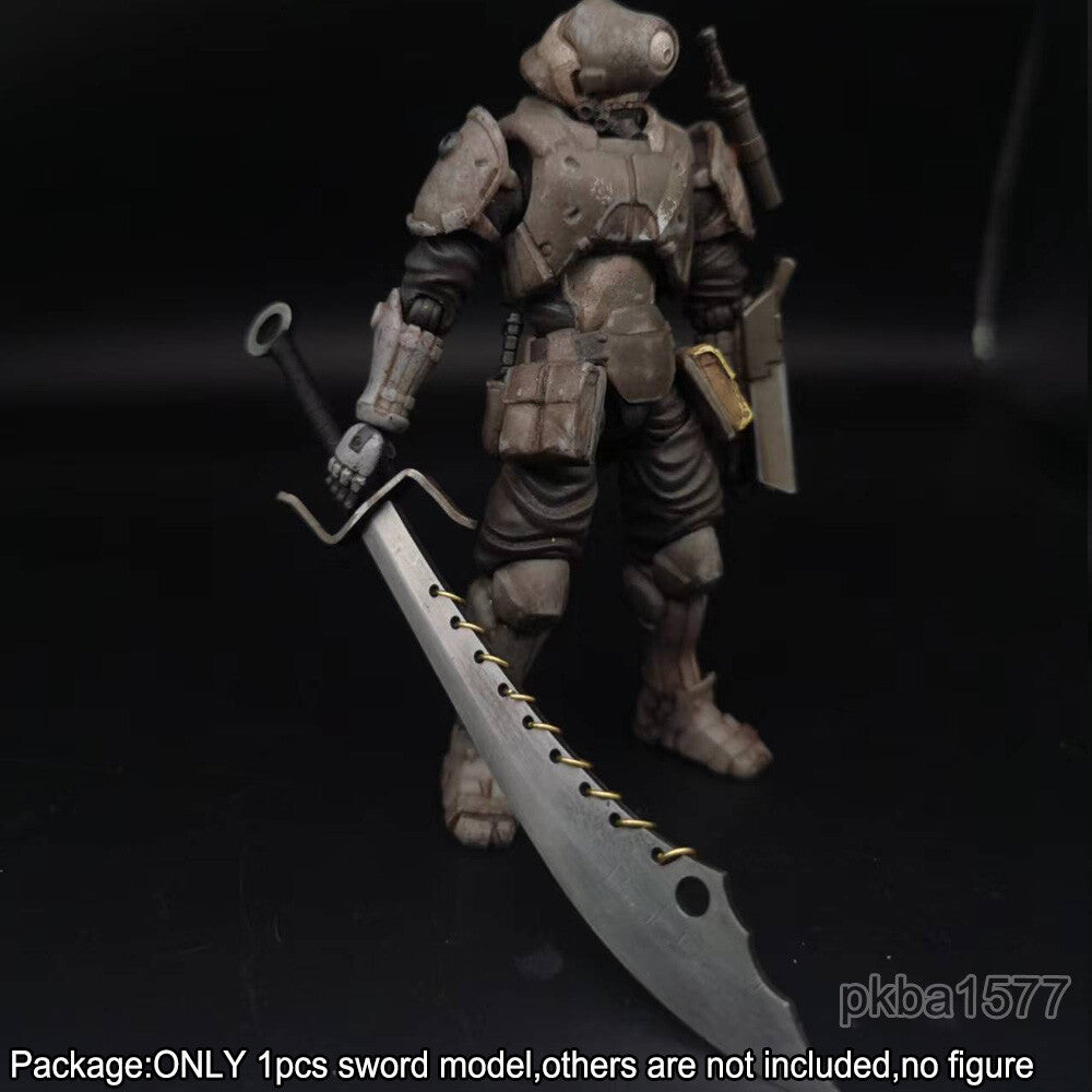 【PRE-ORDER】Handmade Cool 1/18 Metal Nine Ring Knife Sword Weapon Model For 3.75'' Figure