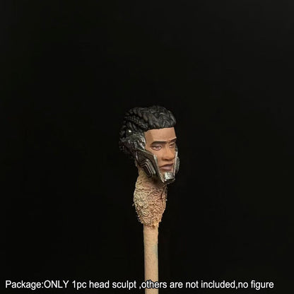 【PRE-ORDER】Premium Hand-painted 1/18 Mech Man Head Sculpt For DIY 3.75" Action Figure