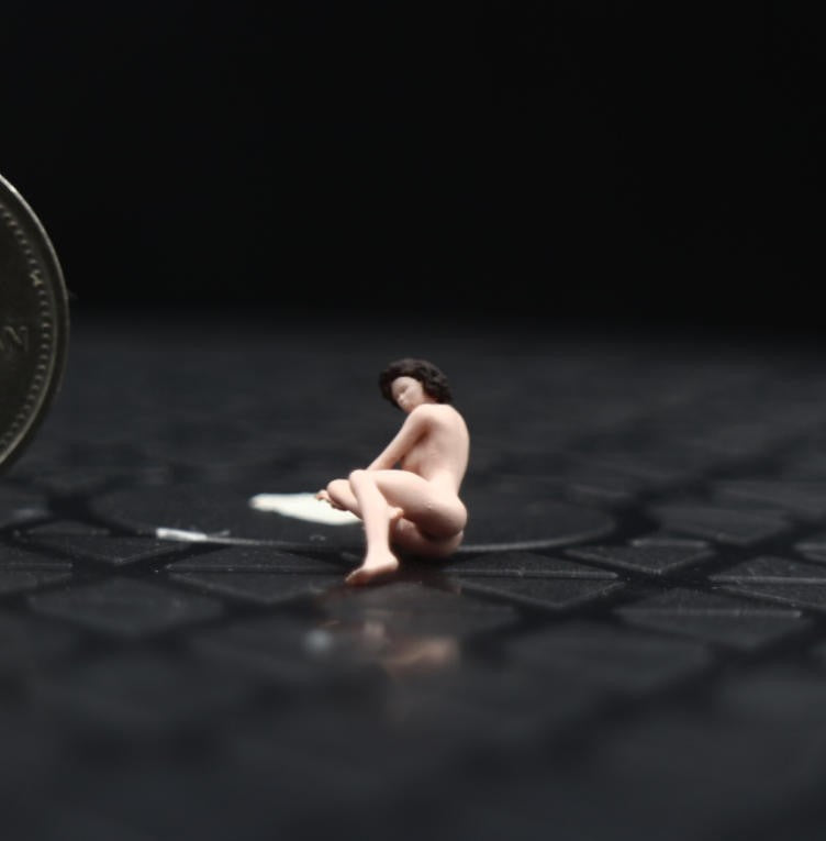【PRE-ORDER】#E Painted 1/64 Miniature Figure Diorama For Sand Scene Prop Decor Car Model Toy