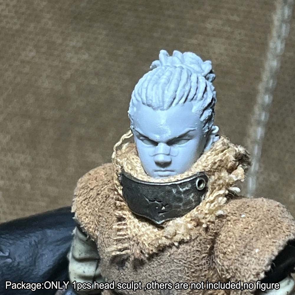 Unpainted 1/18 Girl Head Sculpt Model For 3.75'' Acid Rain Joytoy Action Figure