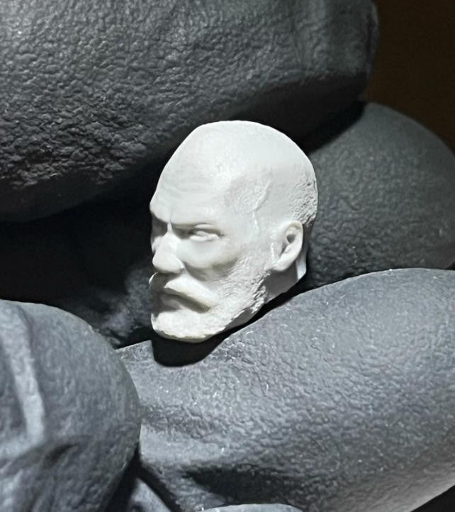 New Unpainted 1/18 male Head Sculpt Model For DIY 3.75'' Acid Rain Joytoy Figure