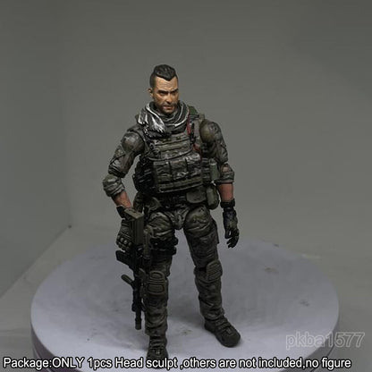 【PRE-ORDER】Premium 1/18 Soap John MacTavish Head Sculpt Male Soldier Head For 3.75" Figure