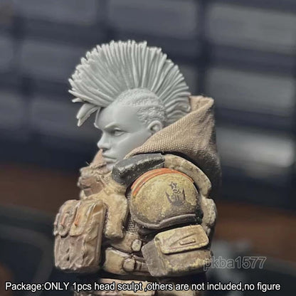 New Unpainted 1/18 Female Head Sculpt For 3.75'' Acid Rain Joytoy Action Figure