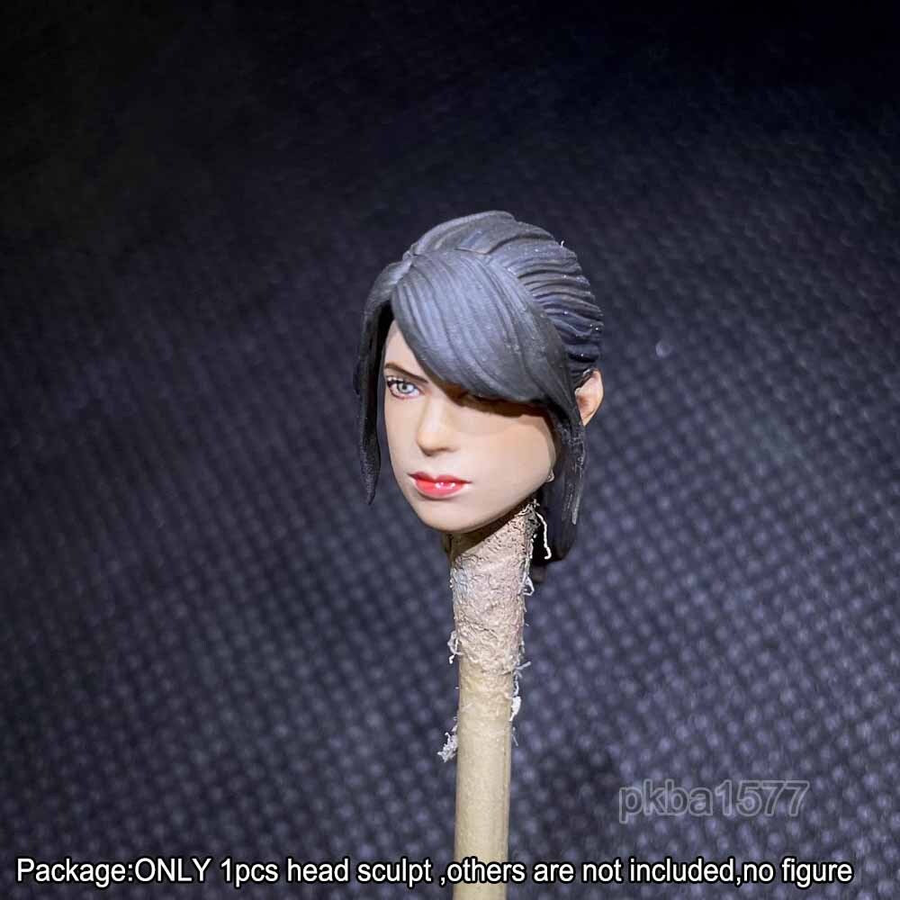 【PRE-ORDER】Premium 1/18 Quiet Girl Female Head Sculpt Soldier Head For 3.75" Action Figure