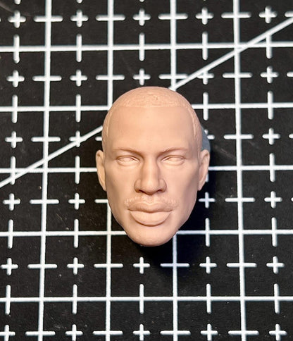 Unpainted 1/12 Man Head Sculpt Model For 6" Romankey x cowl male Figure body