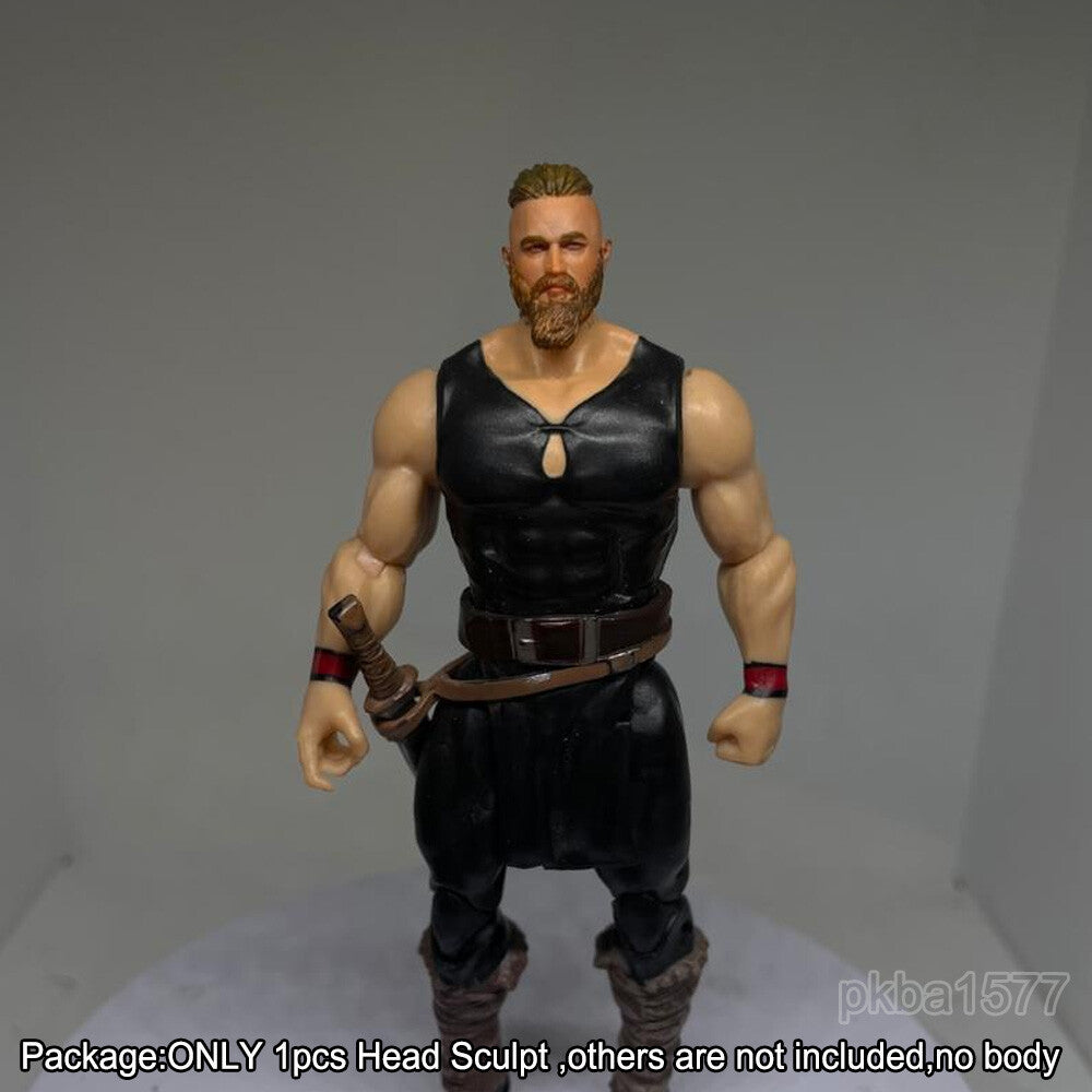 【PRE-ORDER】Premium 1/18 soldier Man w Beard Head Sculpt Male Head For 3.75" Action Figure
