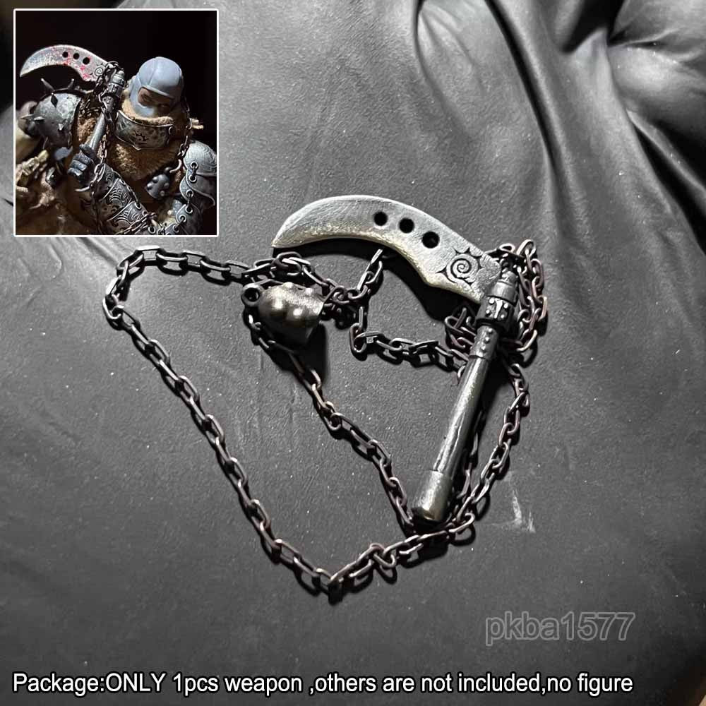 Premium 1/18 Metal Sickle Weapon For DIY 3.75'' Action Figures