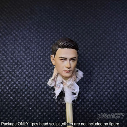 【PRE-ORDER】Premium 1/18 Asian Actor Hugh Man Head Sculpt Male Soldier Head For 3.75" Figure