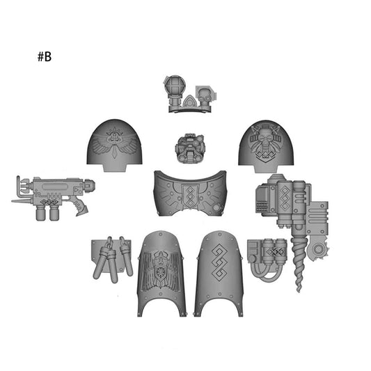 【PRE-ORDER】 Unpainted Parts Kits For Joytoy war hammer Space Marines Terminator 10ver Figure Body