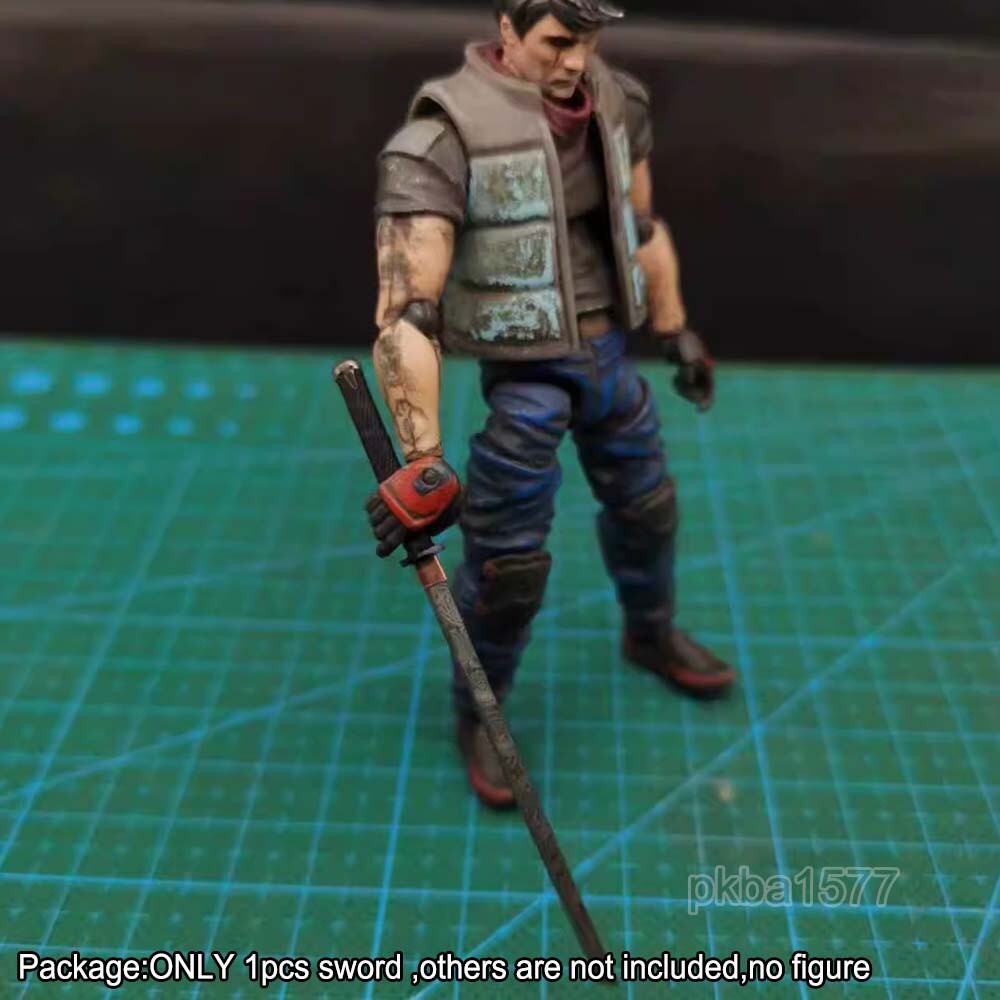 【PRE-ORDER】Handmade 1/18 Metal Straight Sword w Sheath Weapon For 3.75" Joytoy Figure