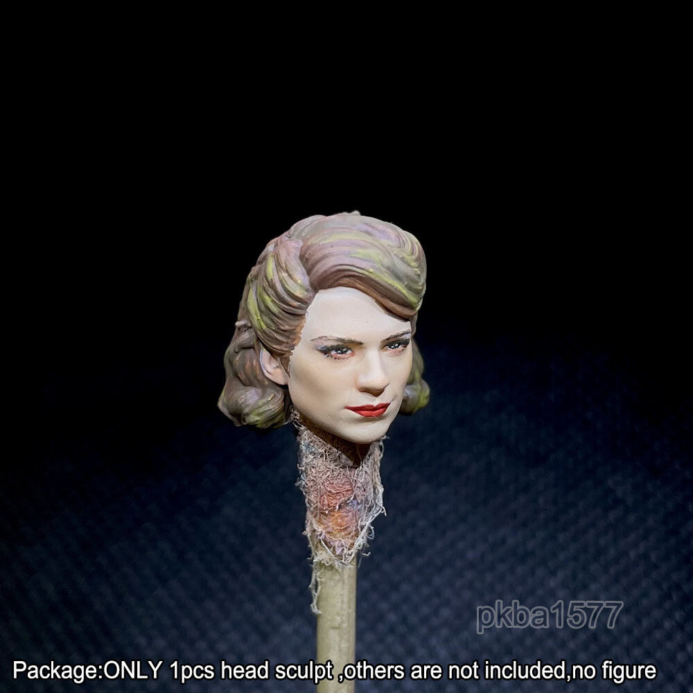 【PRE-ORDER】NEW Premium 1/18 Agent Carter Female Head Sculpt Soldier Head For 3.75'' Figure
