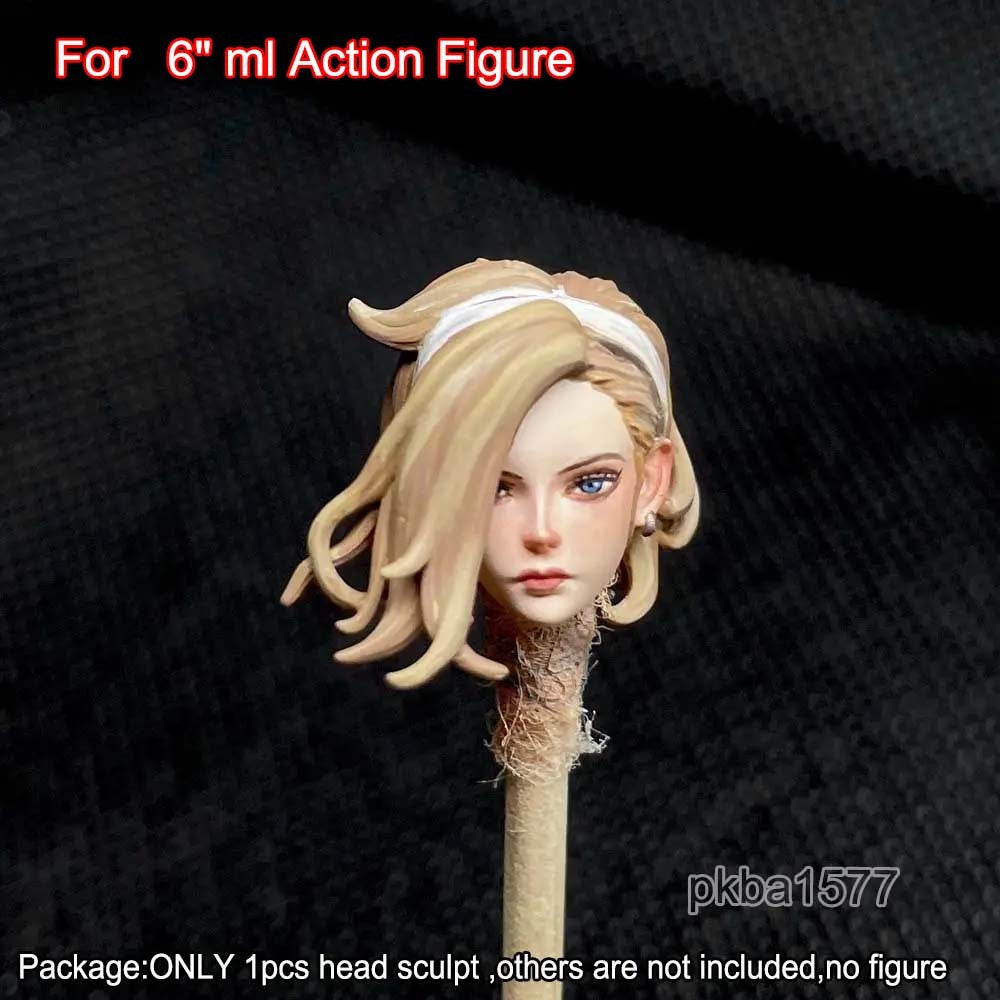 【PRE-ORDER】Premium 1/12 Scale Lovely Girl Female Head Sculpt For 6" Action Figure Body