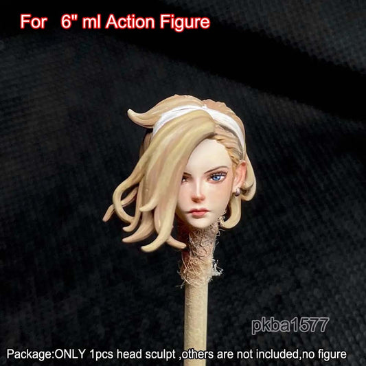 【PRE-ORDER】Premium 1/12 Scale Lovely Girl Female Head Sculpt For 6" Action Figure Body