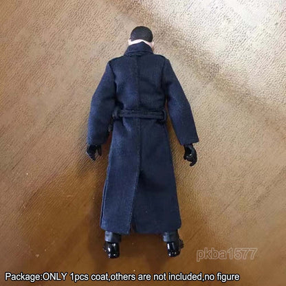【PRE-ORDER】Handmade 1/18 Cool Lapel Trench Coat Jacket Outwear Clothes For 3.75 Male Figure