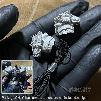 Unpainted 1/18 Shoulder Armor Model For 3.75'' Acid Rain Joytoy Action Figure