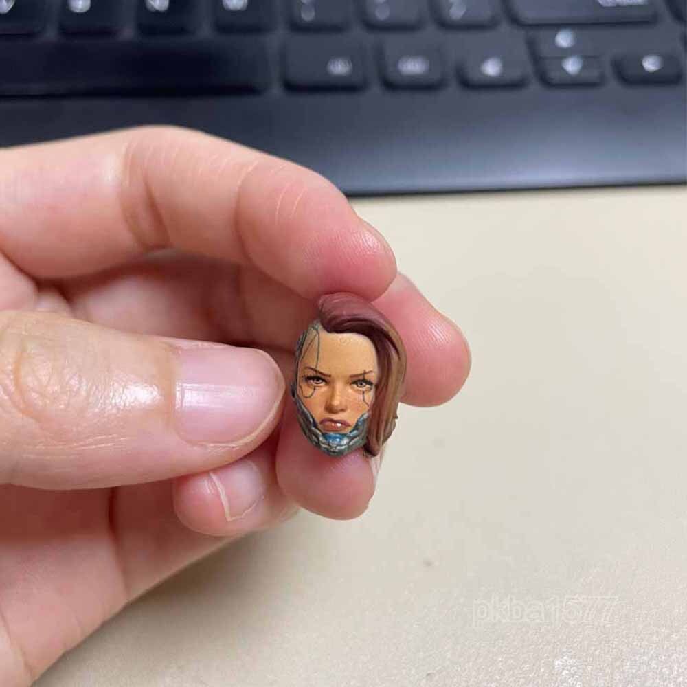 【PRE-ORDER】Premium 1/18 African American Female Head Sculpt Soldier Head For 3.75" Figure