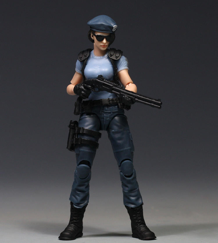 【PRE-ORDER】 Painted 1/18 Jill 3.75" Female Soldier Action Figure Toy Xmas Gift
