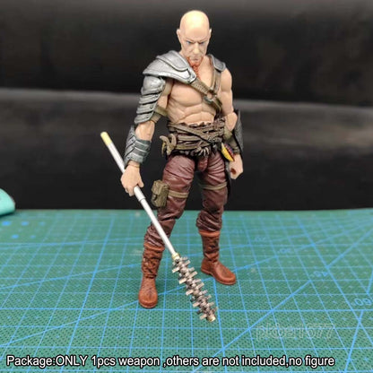 【PRE-ORDER】Handmade 1/18 Metal Stick Weapon Replace For DIY 3.75" Action Figure
