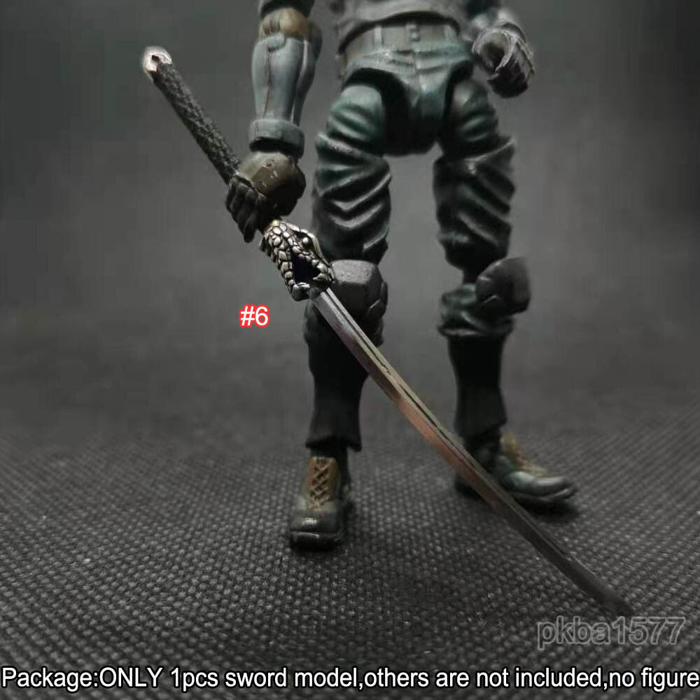 【PRE-ORDER】Handmade 1/18 Sword Model Upgrade Knife Kit For 3.75" Soldier Figure Accessory