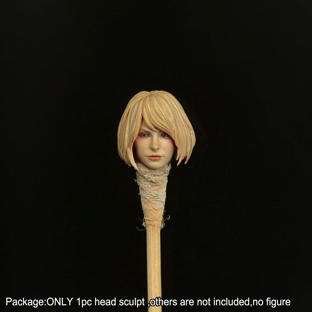 【PRE-ORDER】Premium Hand-painted 1/18 Ashley Female Head Sculpt For DIY 3.75" Action Figure