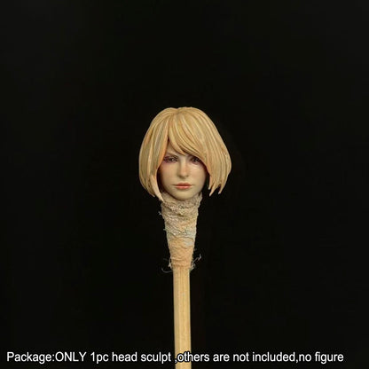 【PRE-ORDER】Premium Hand-painted 1/18 Ashley Female Head Sculpt For DIY 3.75" Action Figure