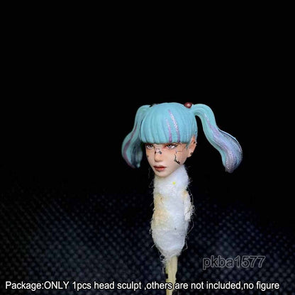 【PRE-ORDER】Premium 1/18 Female Girl w Mask Head Sculpt Soldier Head For 3.75" Action Figure