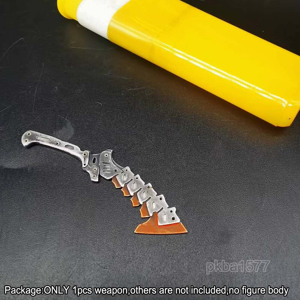 【PRE-ORDER】Handmade 1/18 Cyberpunk Metal Short Knife Weapon Model For 3.75'' Action Figure