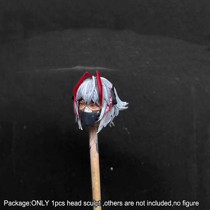 【PRE-ORDER】Premium Painted 1/18 Wisadel Female Head Sculpt Head For 3.75" Action Figure