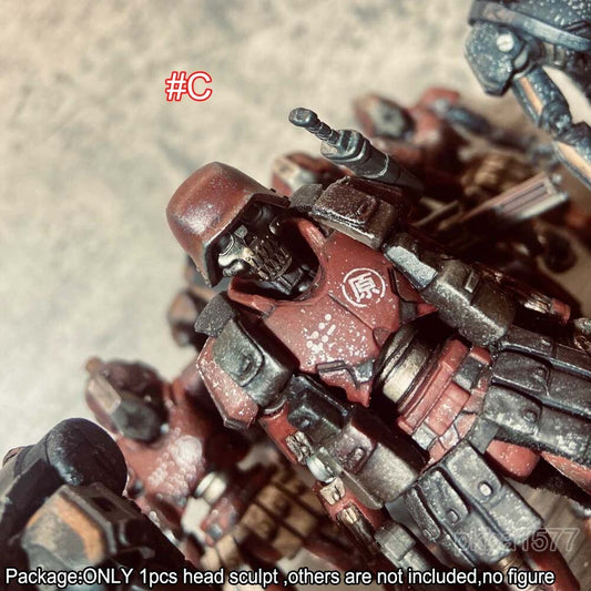 【PRE-ORDER】Premium 1/18 abaddon mask Head Sculpt Sodlier Head For 3.75" Acid Rain Figure