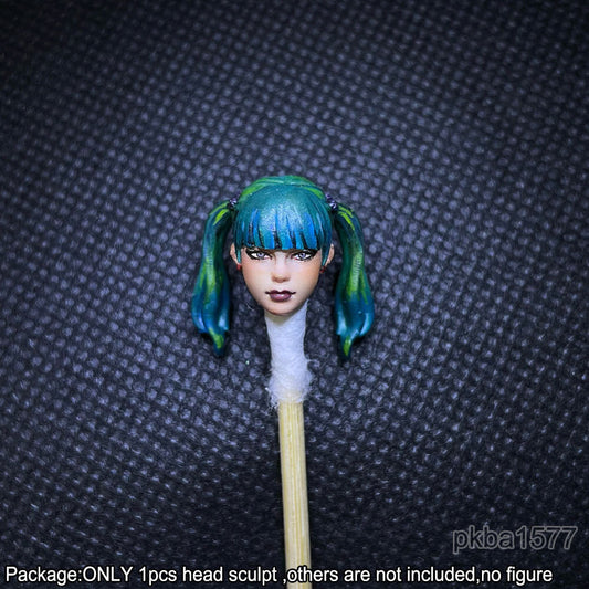 【PRE-ORDER】Premium 1/18 Female Knight Girl Female Head Sculpt Soldier Head For 3.75" Figure