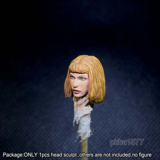 【PRE-ORDER】Premium 1/18 Short Hair Female Girl Head Sculpt Soldier Head For 3.75" Figure
