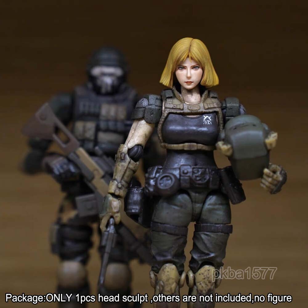 【PRE-ORDER】Premium 1/18 Sayla Mass Female Girl Head Sculpt Soldier Head For 3.75" Figure
