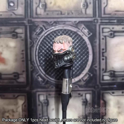 【PRE-ORDER】Premium 1/18 Male Head Sculpt Model For Joytoy Black Templars Action Figure