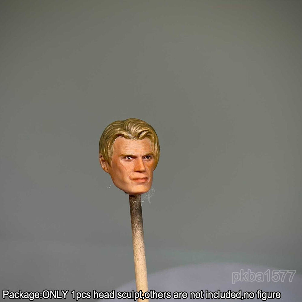 【PRE-ORDER】NEW Premium 1/18 Lundgren Male Head Sculpt Soldier Head Model For 3.75" Figure
