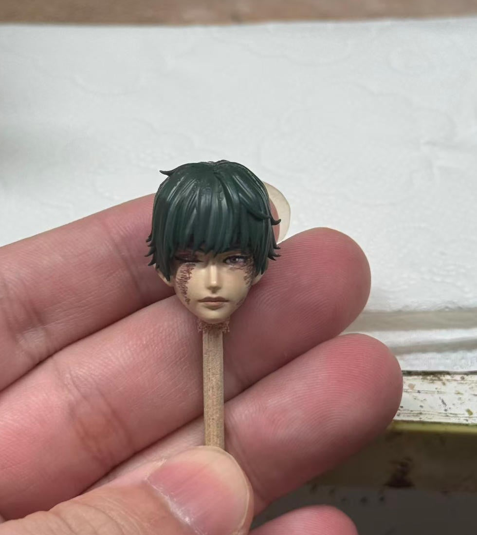 【PRE-ORDER】Premium Painted 1/12 Character Head Sculpts Model For 6" yellow fomankey Figure