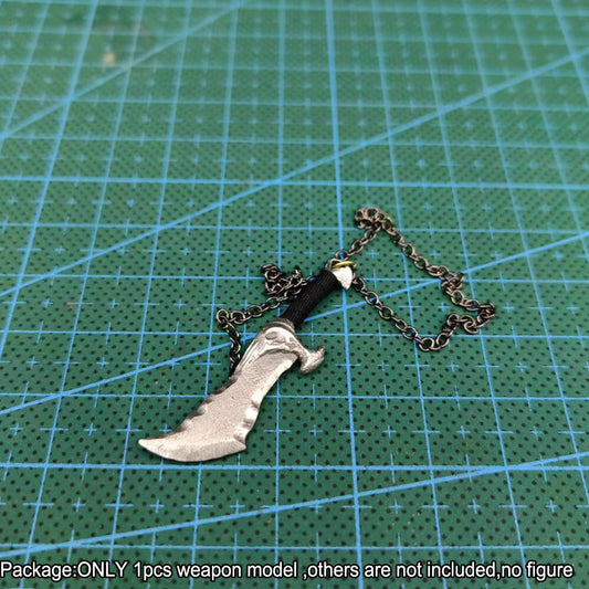 【PRE-ORDER】Handmade 1/18 Metal Knife Sword Weapon Model For 3.75" Action Figure Accessory