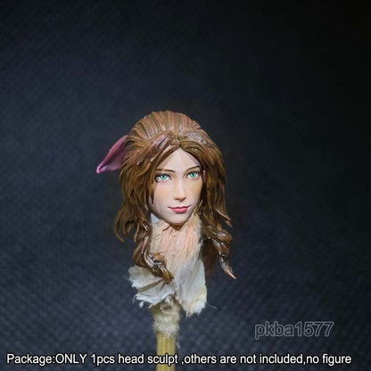 【PRE-ORDER】NEW Premium 1/18 Aeris Female Girl Head Sculpt Soldier Head For 3.75" Figure
