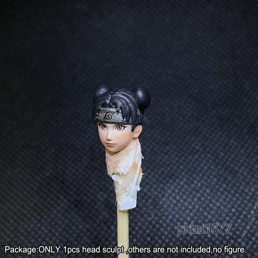 【PRE-ORDER】Premium 1/18 Tenten Girl Soldier Head Sculpt Female Head For 3.75" Action Figure