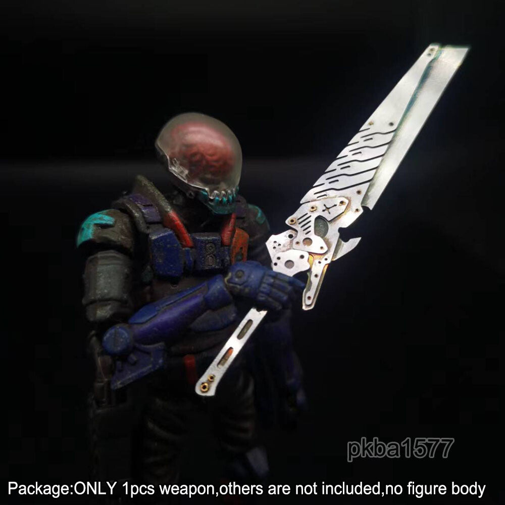 【PRE-ORDER】Handmade 1/18 scale Cyberpunk Metal Sword Weapon Model For 3.75'' Action Figure