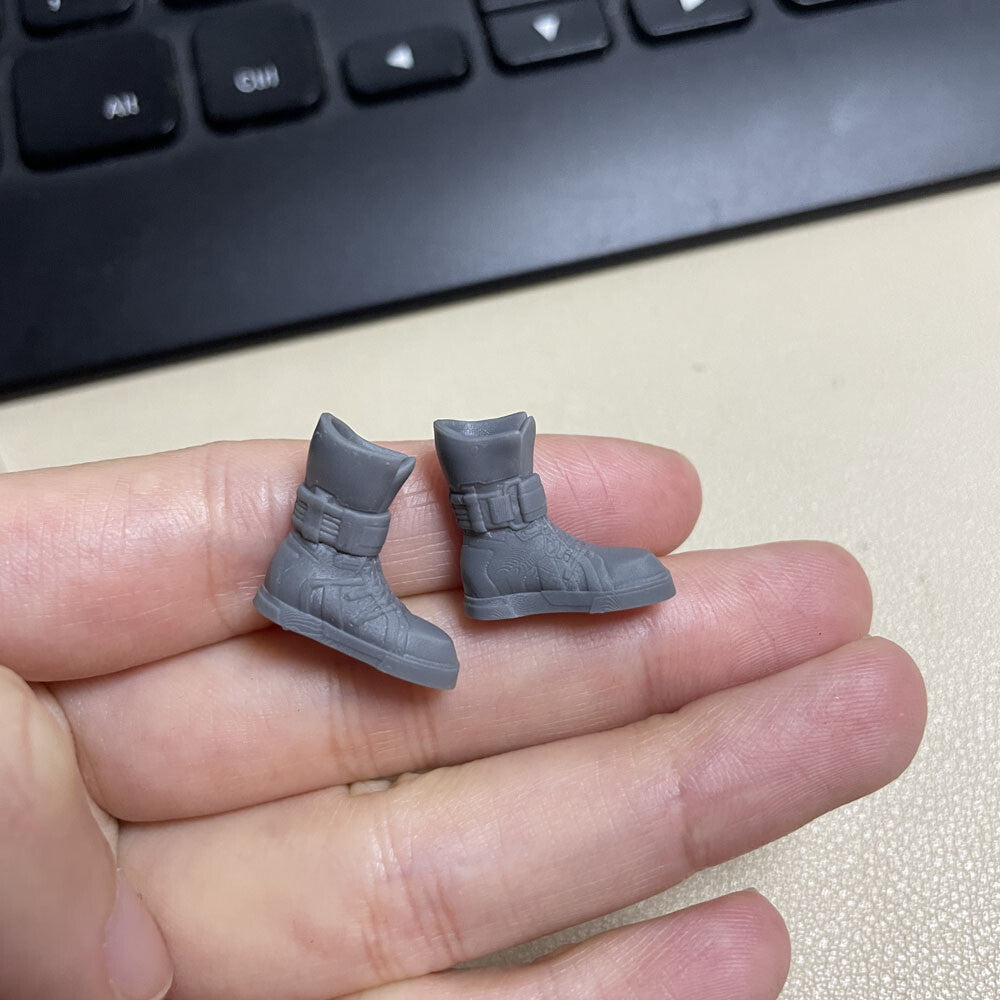 NEW Unpainted 1/18 Shoes Model For 3.75'' Planet Green Valley Figure