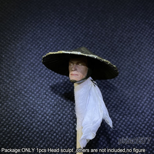 【PRE-ORDER】Premium 1/18 Raiden Head Sculpt w/ Hat Soldier Male Head Model For 3.75" Figure