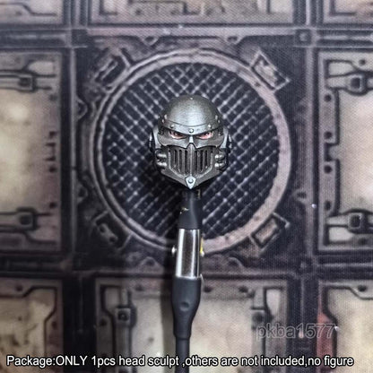 【PRE-ORDER】Premium Painted 1/18 Man Head Sculpt Model For DIY Joytoy Iron Warrior Figure