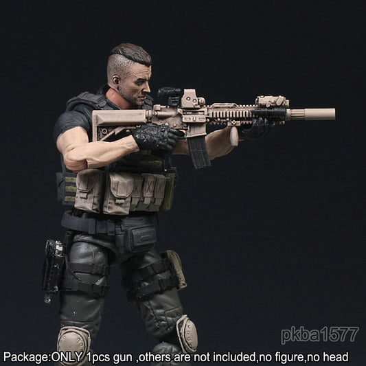 COOL 1/18 Scale Weapon Gun Model For Upgrade 3.75"Action Figure Accessory
