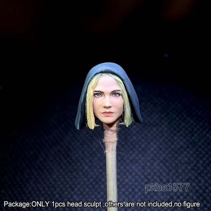 【PRE-ORDER】Premium 1/18 Ciri Female Girl Head Sculpt Soldier Head For 3.75" Action Figure