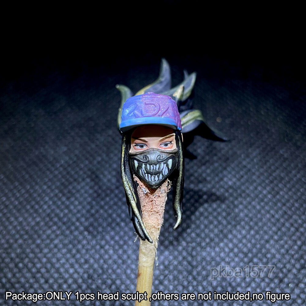 【PRE-ORDER】Premium 1/18 Akali Female Head Sculpt Soldier Head For 3.75" Acid Rain Figure